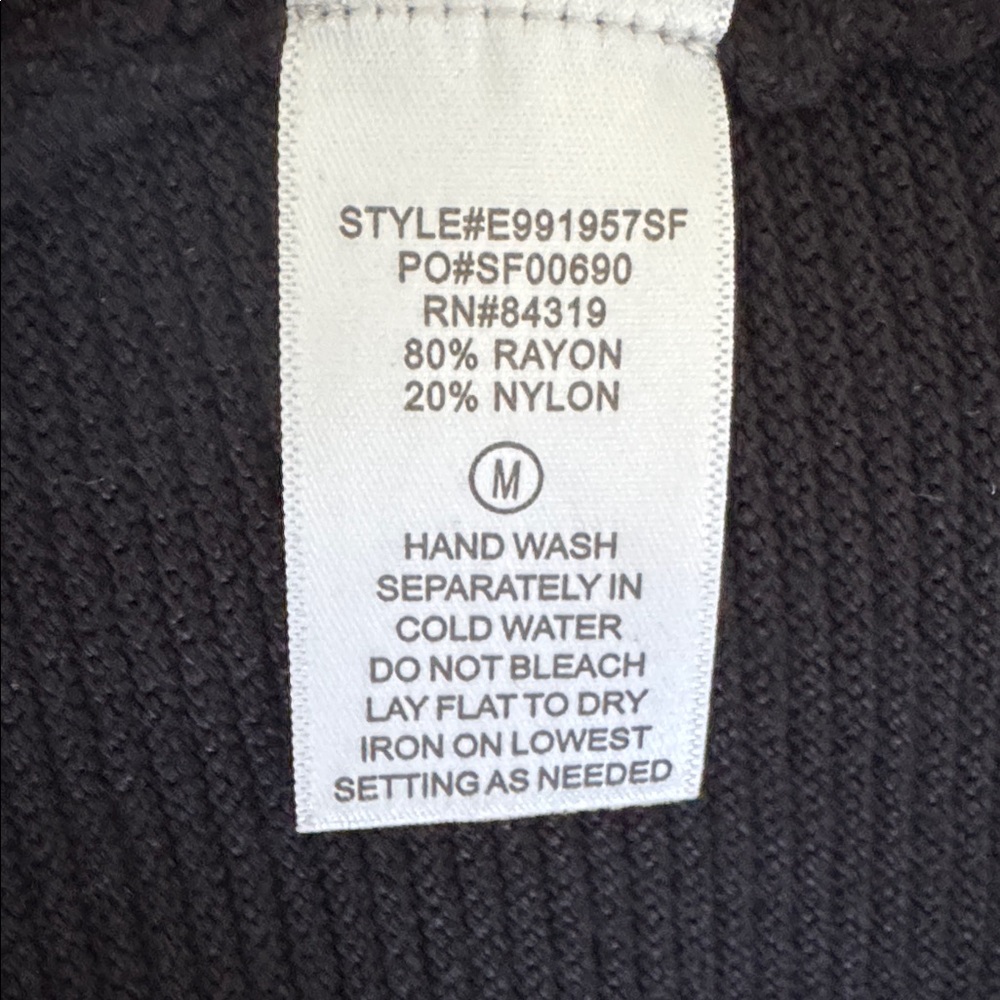 Evolution by Cyrus Black Knit Cardigan - Picture 8 of 8